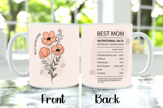 Best Mom Ever Mug, Mother's Day Gifts, Mommy, Mothers Day Gift For Her, Mug Gift For Her, Birthday Mug, Birthday Gift, Mom Gifts, Cups, Mom